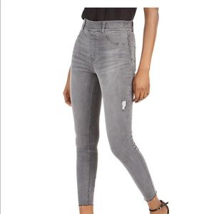 Spanx gray denim leggings